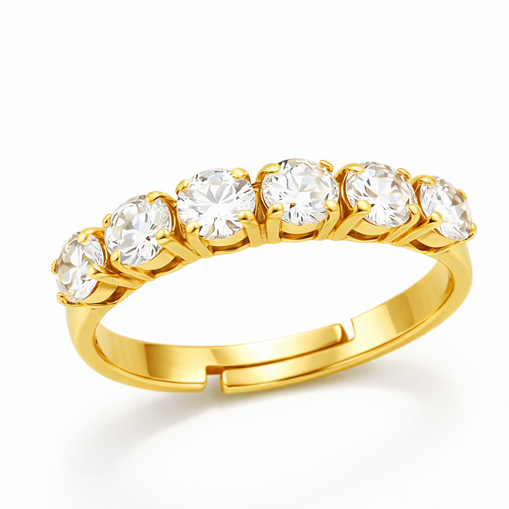 Five Stone Round Diamonds Ring