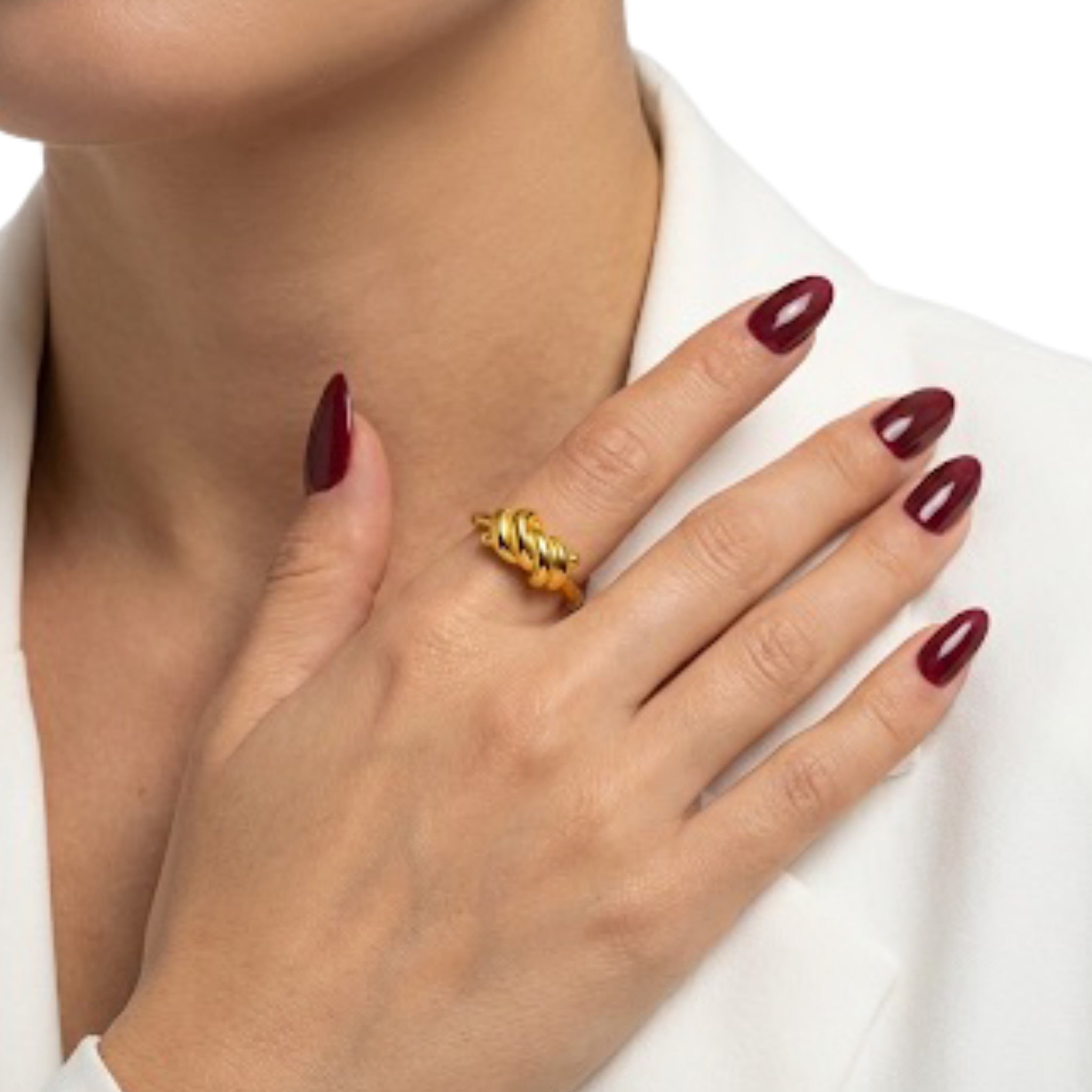 Looped Gold Ring