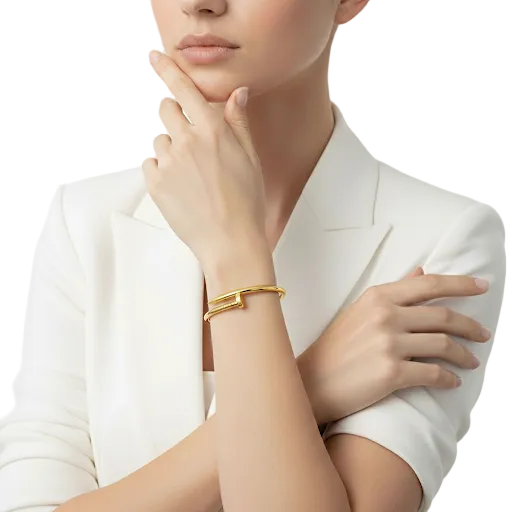 Gold Nail Bangel