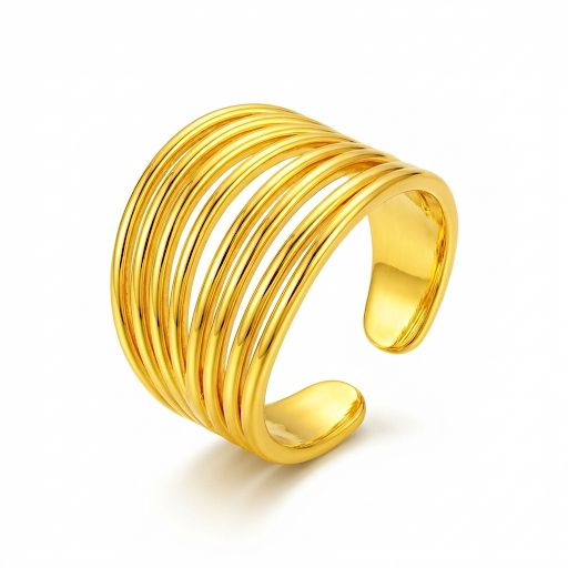 Gold Multiple Layered Ring