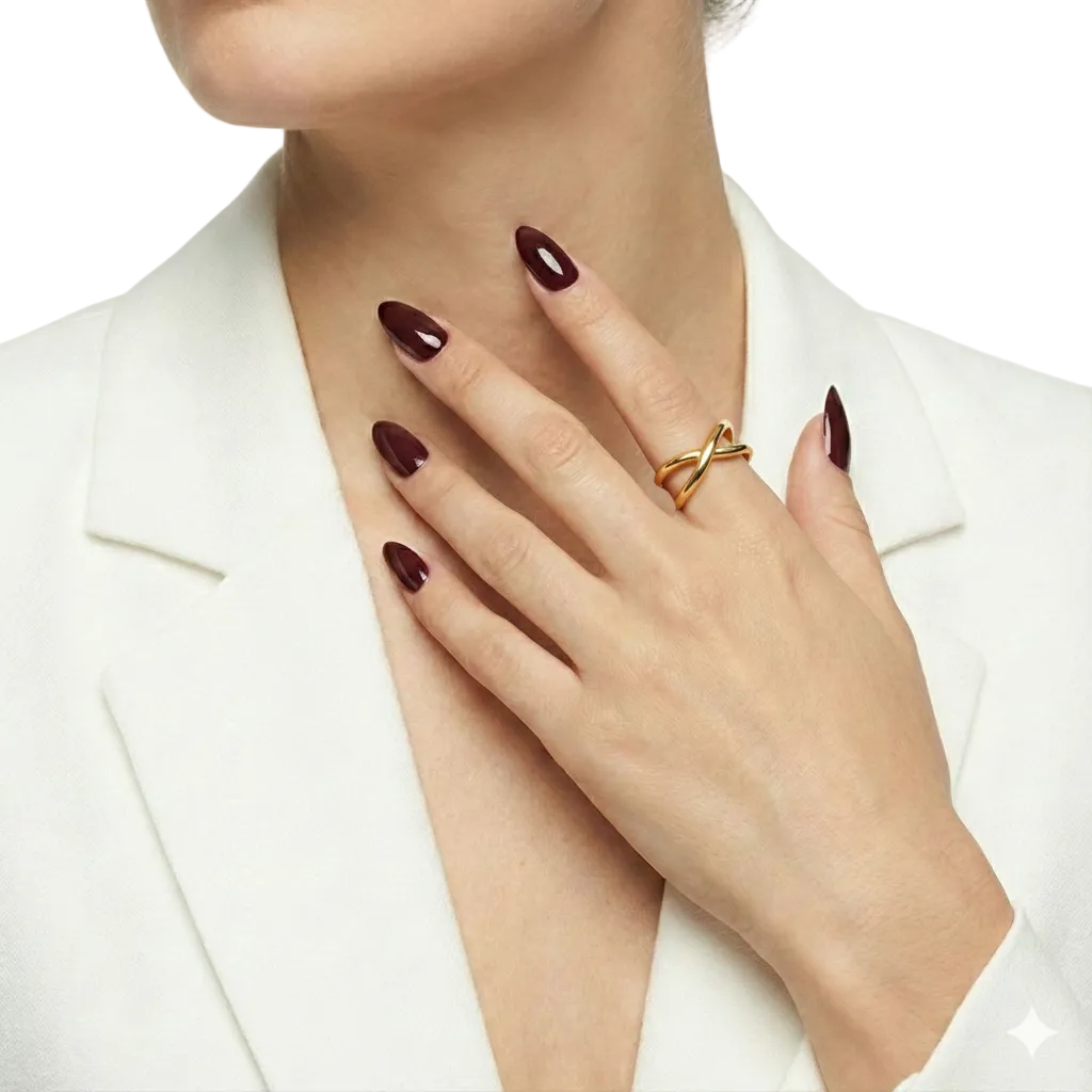 Criss Cross Gold Ring