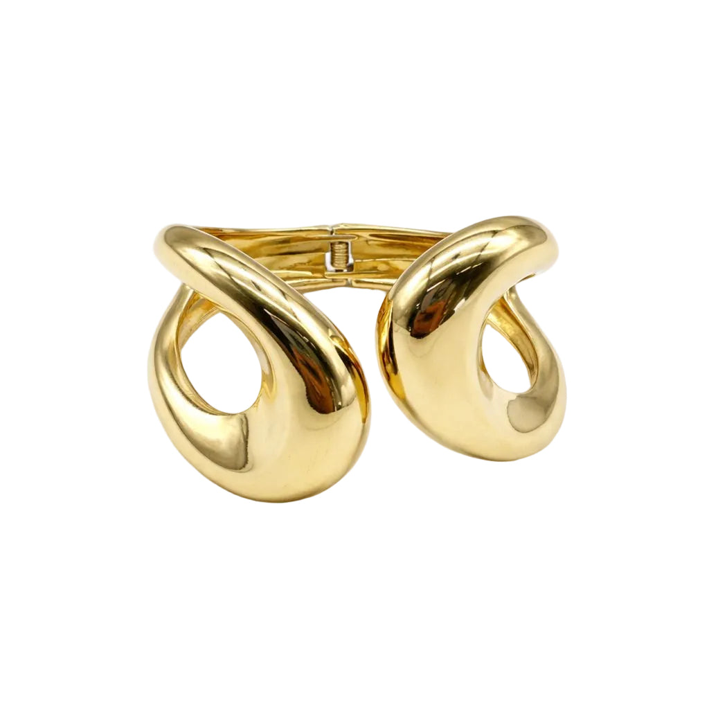 Chunky Double Halo Bangle