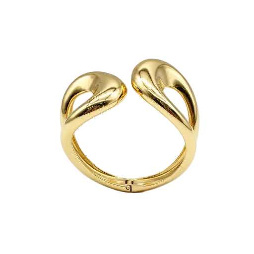 Chunky Double Halo Bangle