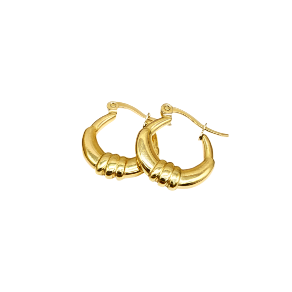 Gold Chunky Hoops