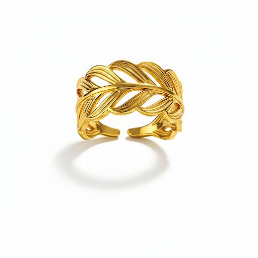 Gold Leaf Ring