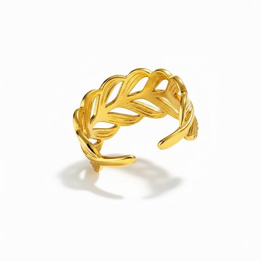 Gold Leaf Ring