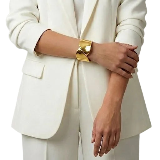 Gold Chunky Gold Wrap Bangle