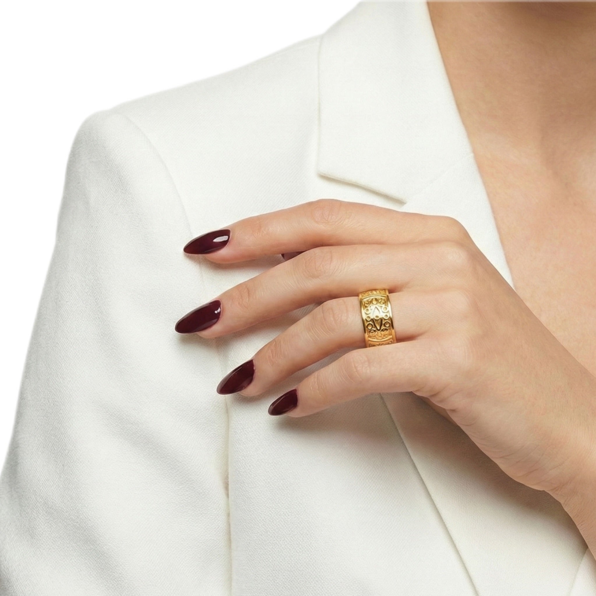 Evil Eye Gold Ring