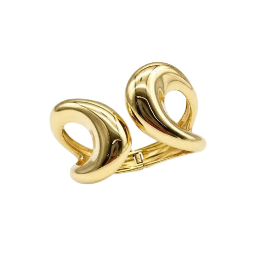 Chunky Double Halo Bangle