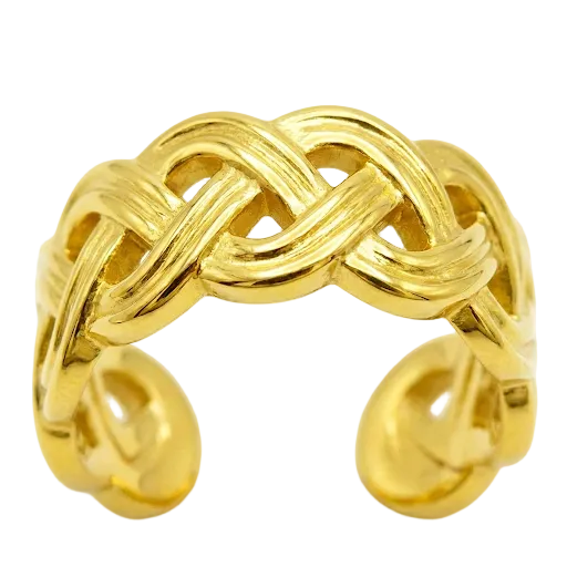 Wrap Chunky Bypass Ring