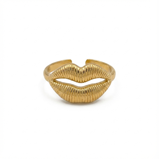 Gold Lip Ring
