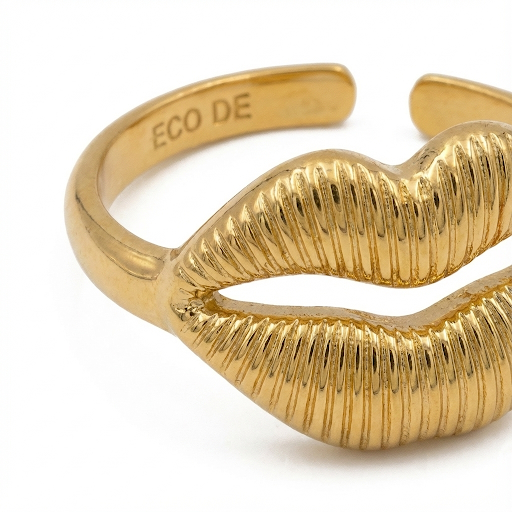 Gold Lip Ring