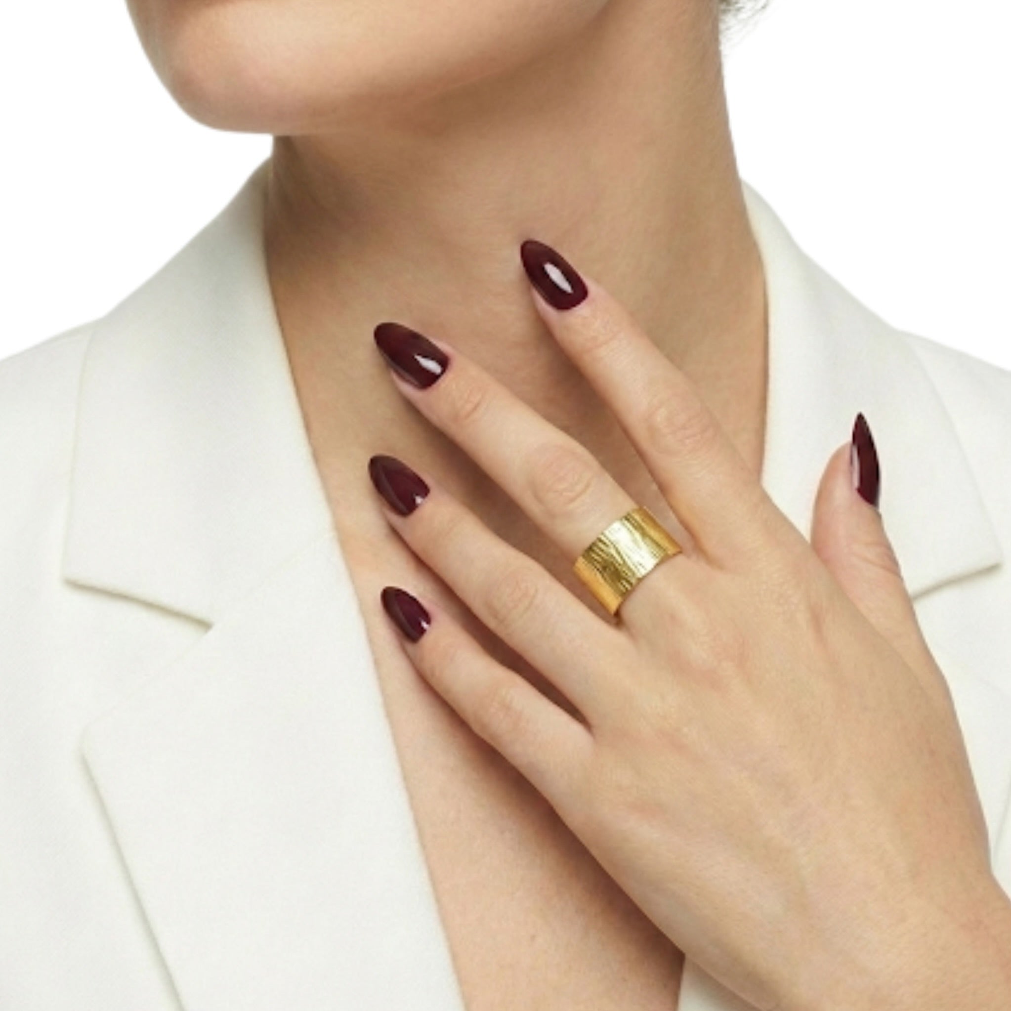 Chunky Lined ring