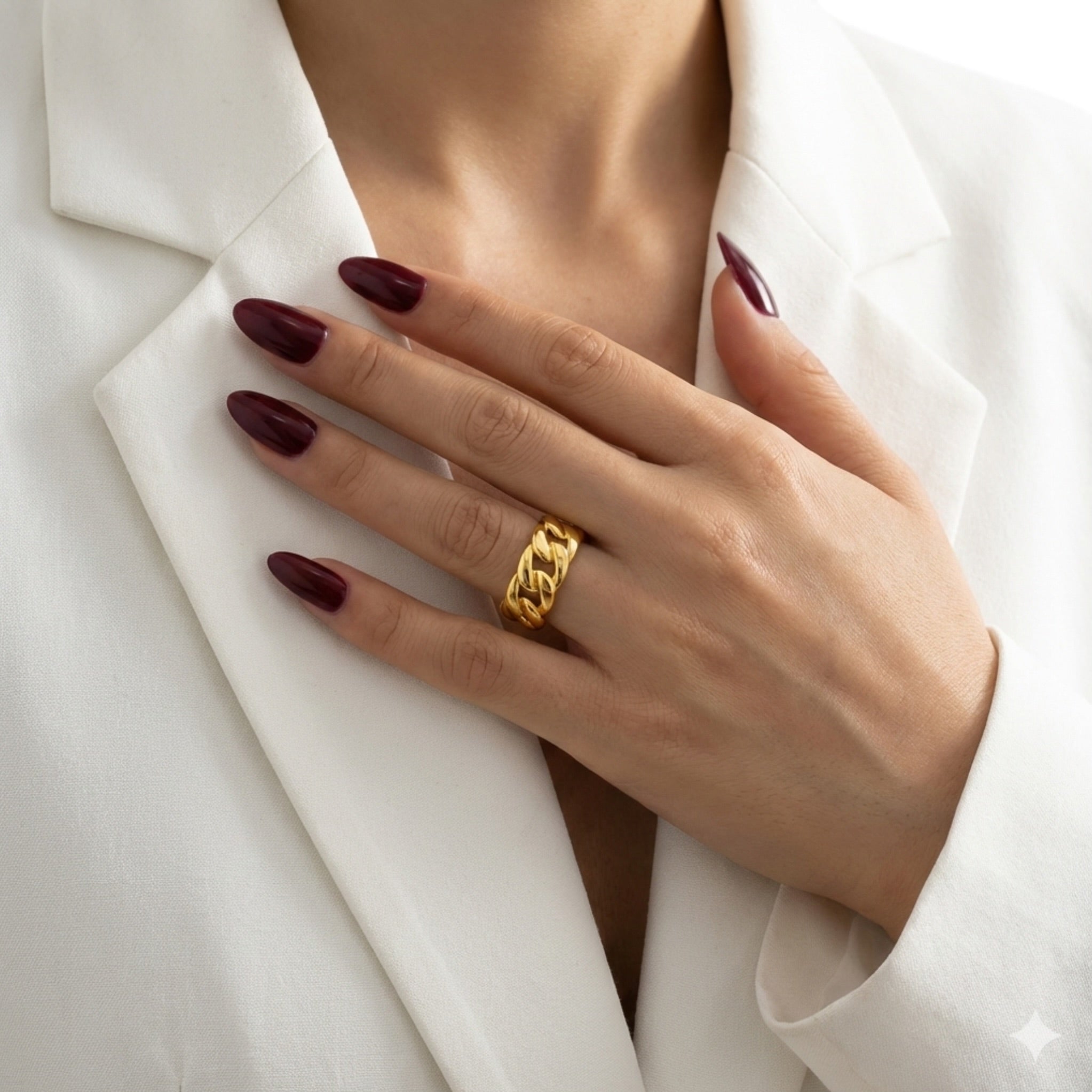 Chunky Cuban Chain Ring