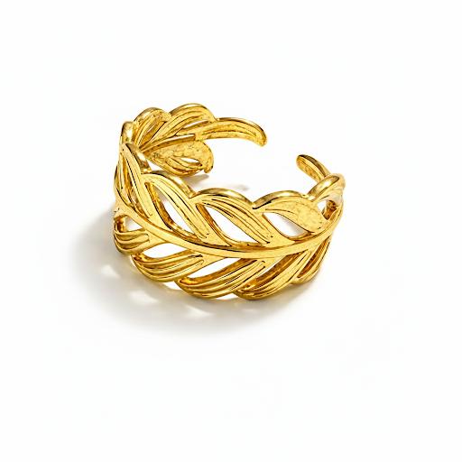 Gold Leaf Ring