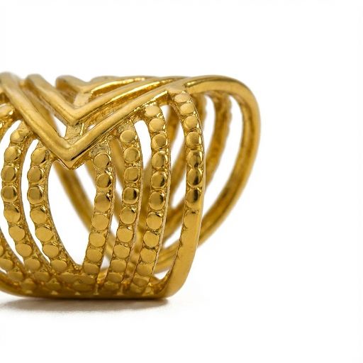 Gold Intertwined Ring
