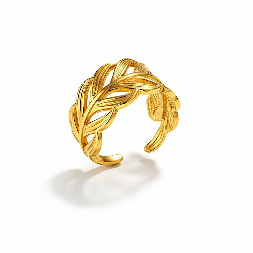 Gold Leaf Ring