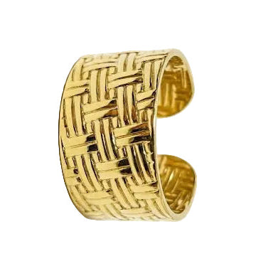 Vintage Basketweave Ring