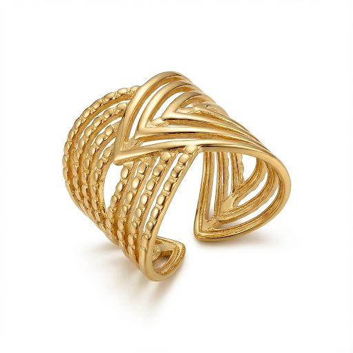 Gold Intertwined Ring