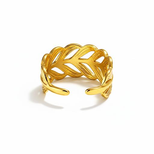 Gold Leaf Ring
