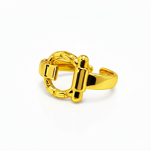 Buckle Gold Ring