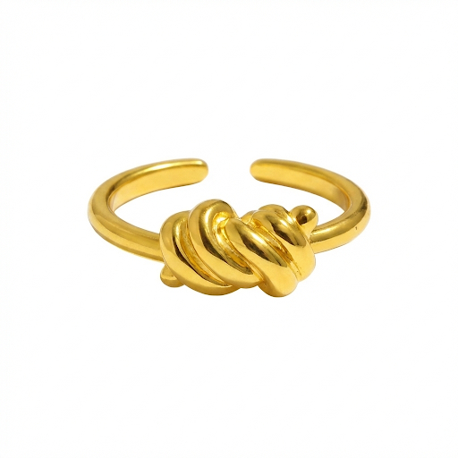 Looped Gold Ring