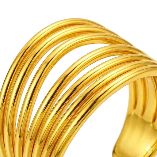 Gold Multiple Layered Ring