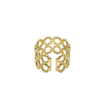 Aura Honeycomb Statement Ring