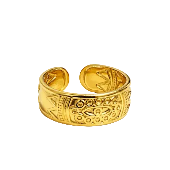 Evil Eye Gold Ring