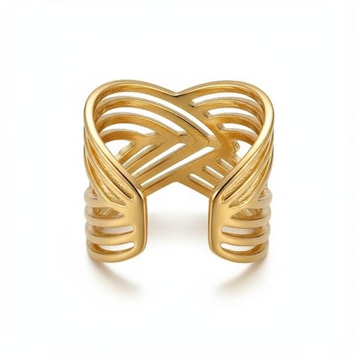 Gold Intertwined Ring