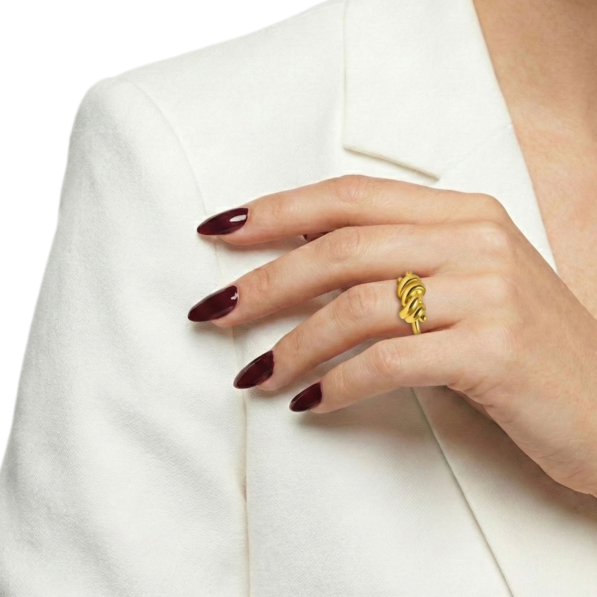 Looped Gold Ring