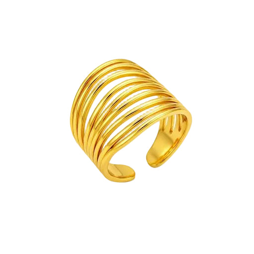 Gold Multiple Layered Ring