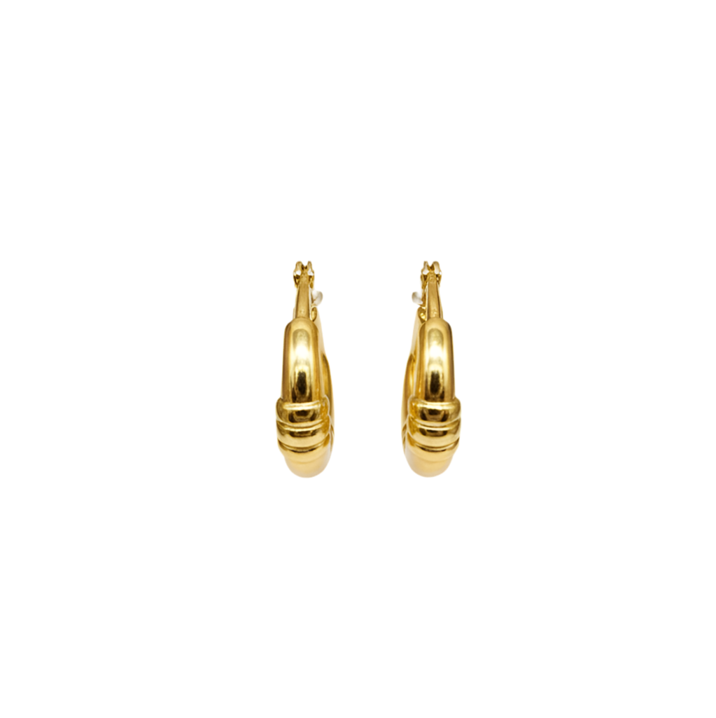 Gold Chunky Hoops