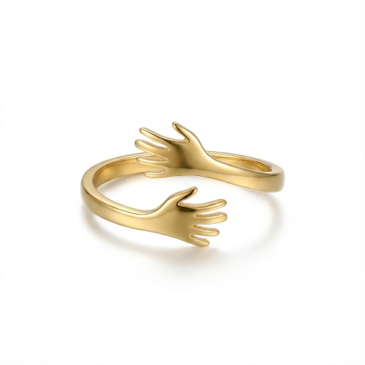 Hands Of Love Gold Ring