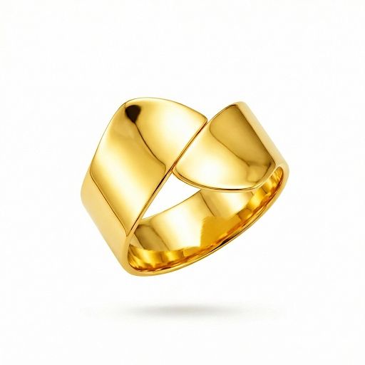 Gold Chunky Gold Wrap Bangle