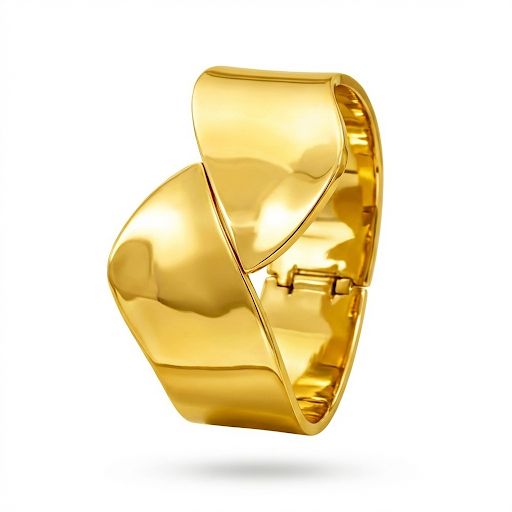 Gold Chunky Gold Wrap Bangle