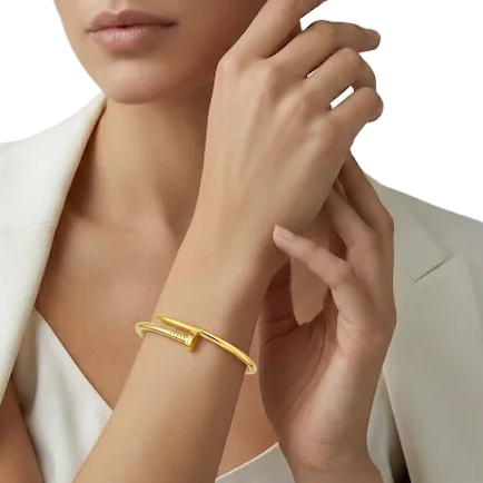 Gold Nail Bangel