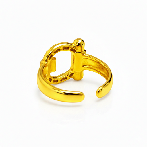 Buckle Gold Ring