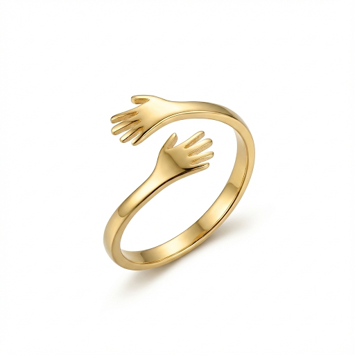 Hands Of Love Gold Ring