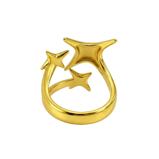 Triple Star Ring