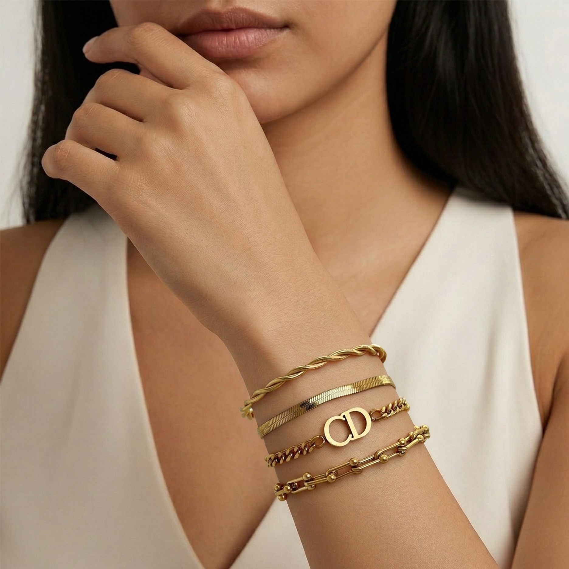 Bundle 4 (3 Bracelets + 1 Bangle)