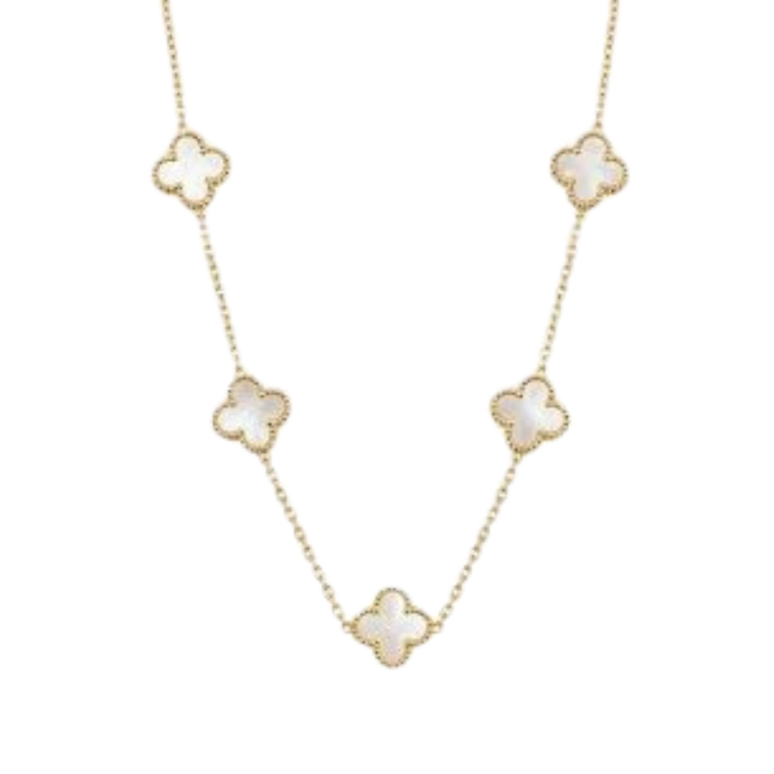 Black V-Cleef Necklace