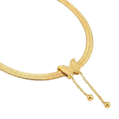 Butterfly Snake Chain Necklace
