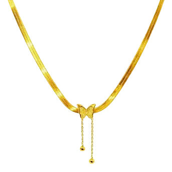 Butterfly Snake Chain Necklace