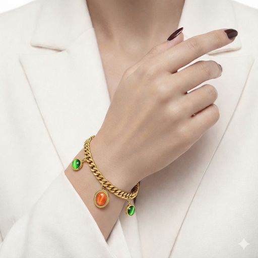 Colored Stone Bracelet