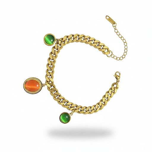 Colored Stone Bracelet