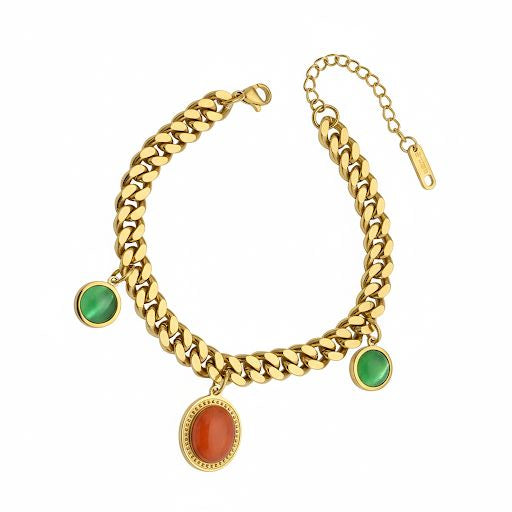 Colored Stone Bracelet
