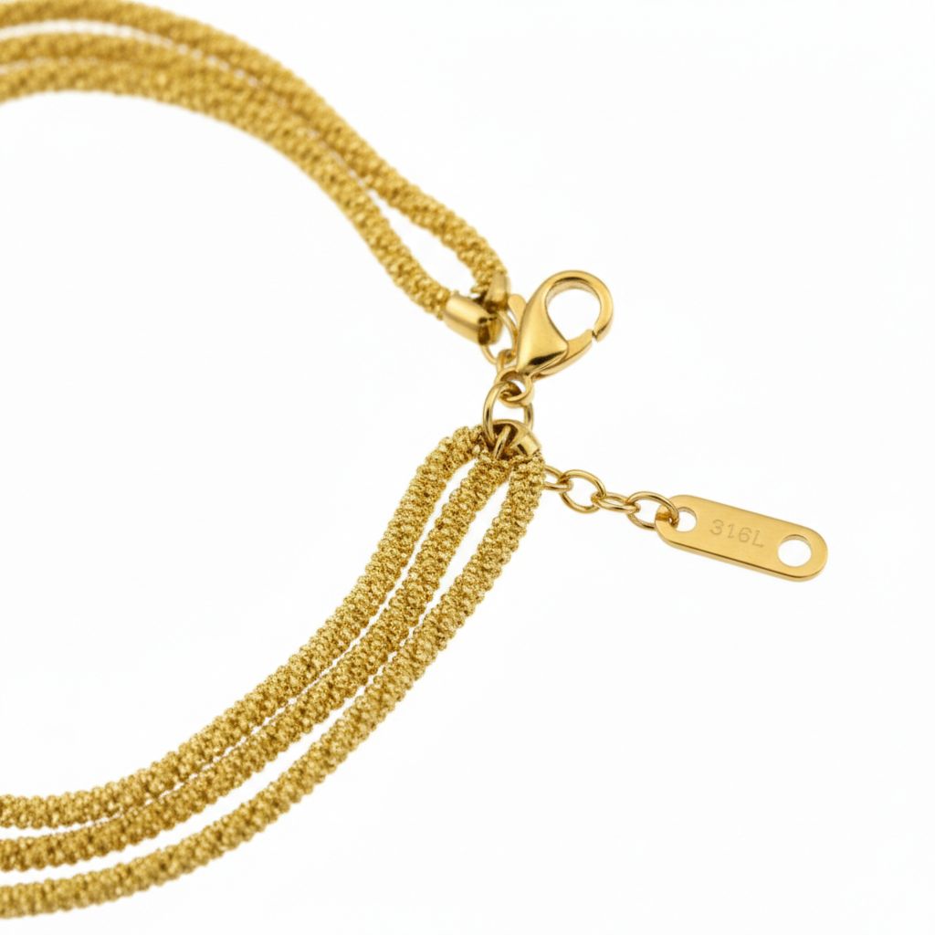 Texture 3 Strand Bracelet