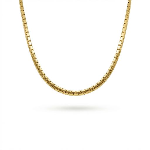Gold Thick Venetian Box Chain