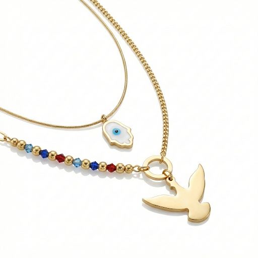 Pharaonic Bird Necklace